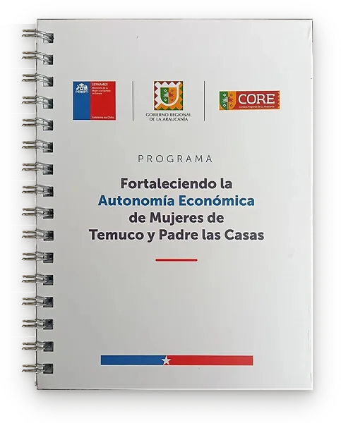 Agenda anillada para el programa de autonomía económica de mujeres de SernamEG Araucanía, Temuco